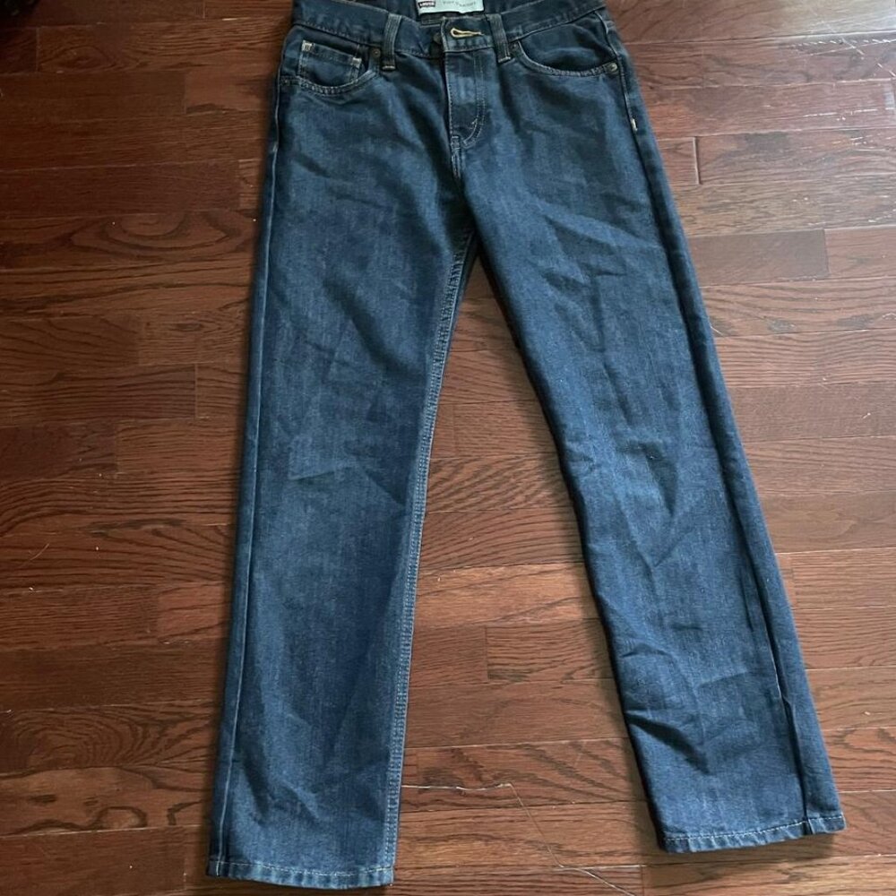 Levi’s Dark Wash Straight Leg Jeans | Classic Fit | Size 14 - Picture 7 of 7